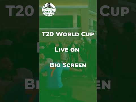 Experience the Thrill: India vs Pakistan Live at Mega Screen | Green City Square