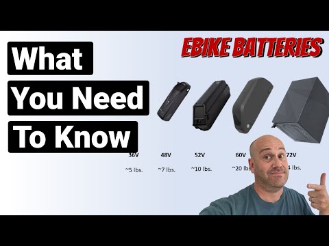 e bike BATTERIES EXPLAINED!