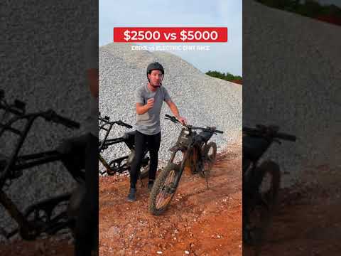 $2500 eBike vs $5000 Electric Dirt Bike!