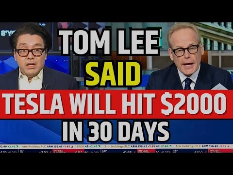 Tom Lee Said Tesla Will Hit $2000 In 40 Days | TSLA Stock Latest News