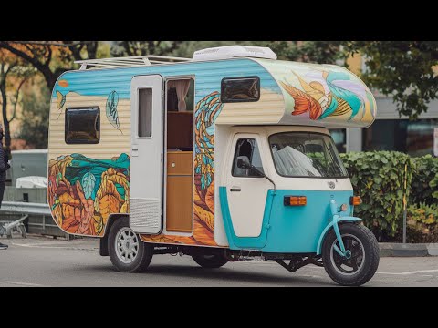 “Trivel-e-Azteca Electric Camper Tricycle: The Future of Eco-Friendly Adventures”