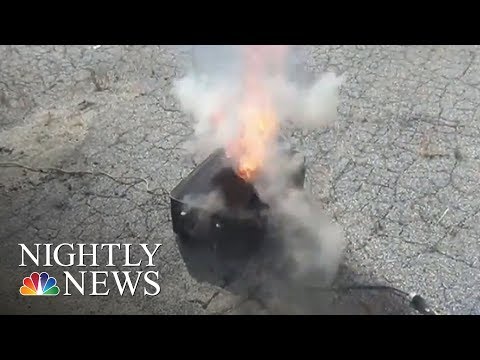 FAA: Lithium Batteries In Laptops Pose Serious Air Travel Risks | NBC Nightly News