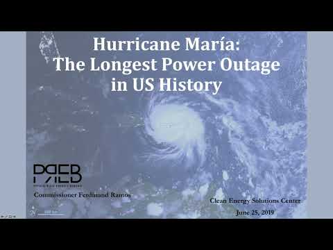 Puerto Rico Clean and Resilient Energy Solutions