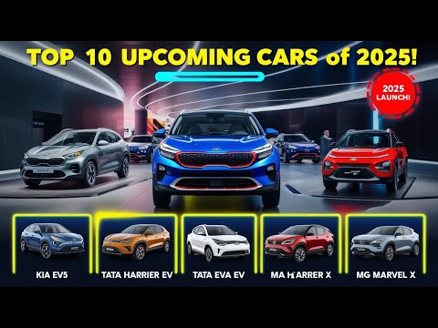 Top 10 Upcoming Cars in India 2025! | Electric Cars &amp; SUVs Revolution 🔥