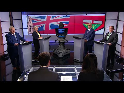 Ontario leaders’ debate – May 16, 2022