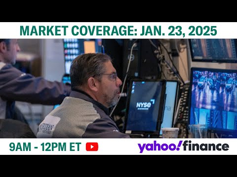 S&amp;P 500, Dow trade higher as investors digest Trump remarks at Davos