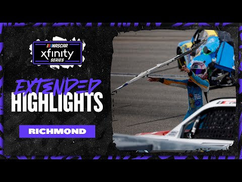 Bumper thrown in Xfinity Series race at Richmond | Extended Highlights