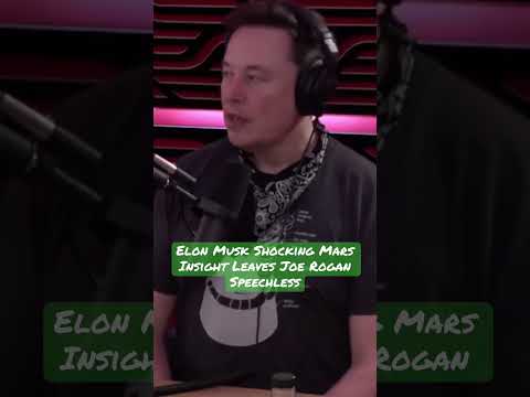 Elon Musk Shocking Mars Insight Leaves Joe Rogan Speechless #shorts #spacex #nasa #travel