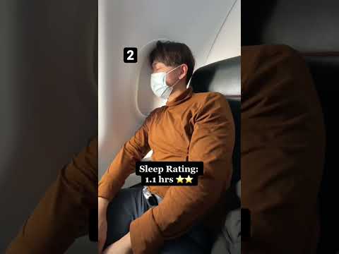 How to sleep on a plane. #travelhacks #flight #travel