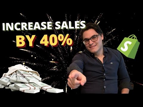 How To INCREASE Shopify SALES By 40%