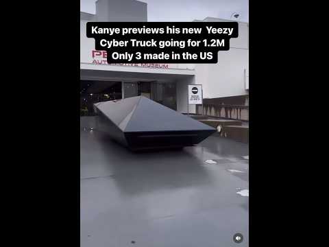 Kanye West New Yeezy Cyber Truck For $1.2M Only 3 Made 😮