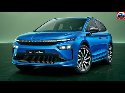 2025 Skoda Enyaq Sportline REVEALED - The Most Powerful Škoda EV Yet | FIRST LOOK