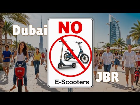 Dubai’s JBR Bans E-Scooters &amp; E-Bikes | Major Safety Move Sparks Public Debate #epulse24