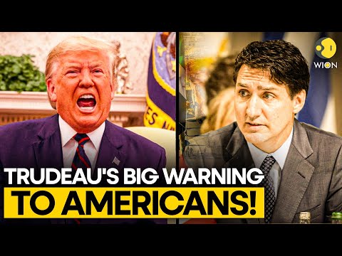 Trudeau LIVE: Trudeau&#039;s BIG WARNING To Americans; Hits Back at Trump’s Tariffs | Canada-US Trade War