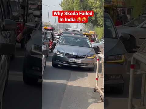 Why skoda failed in india 🥵 | skoda superb #skoda #skodacars #skodasuperb #car #shorts