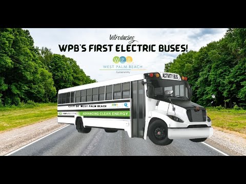 Introducing WPB&#039;s First Electric Buses!