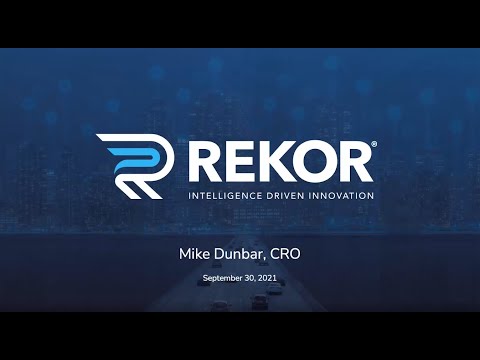 Rekor Systems: 5 minute Pitch at Emerging Tech and Diverse Small Business Showcase