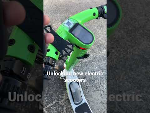 How to unlock a electric scooter for free !