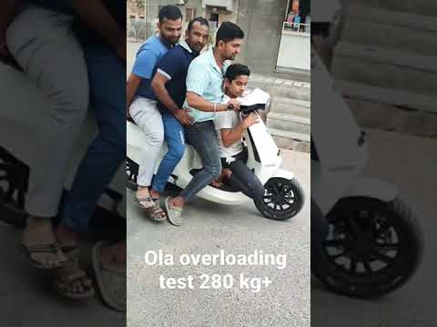 #olas1pro #ev #bhavish Ola S1 pro 300kg extreme load test