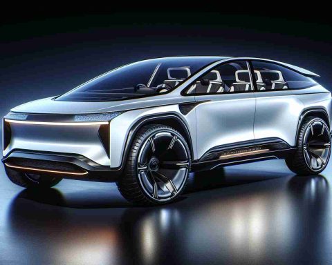 High-definition realistic portrayal of an affordable futuristic electric SUV from a non-specific manufacturer. The vehicle exhibits sleek modern designs, innovative technology features, and a stylish interior.