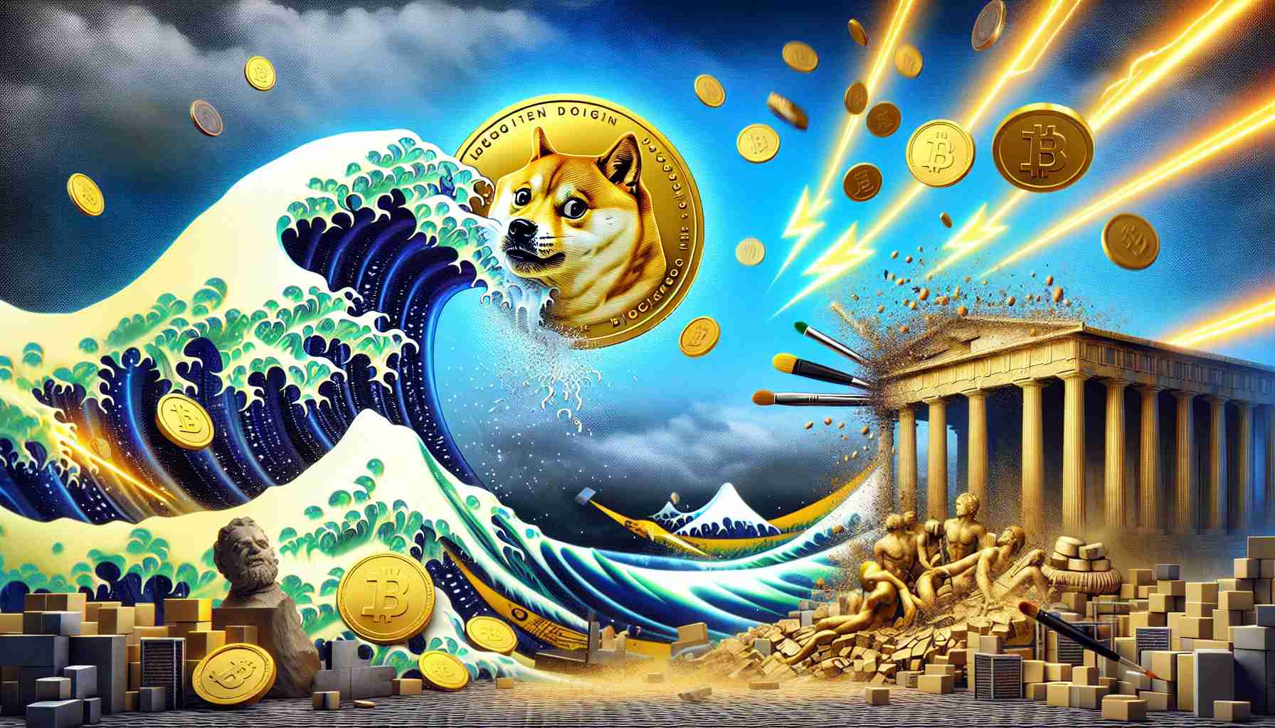 How Dogecoin is Disrupting the NFT Scene: A Digital Art Revolution 