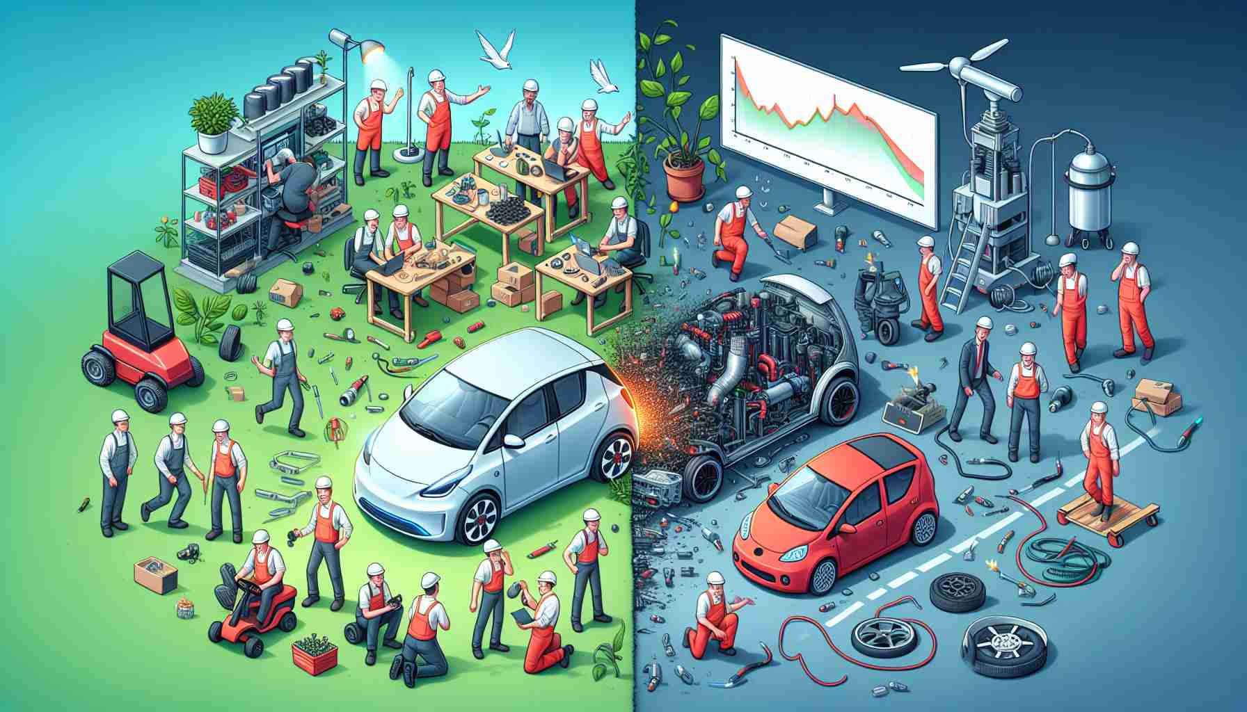 Surviving the Electric Revolution: Will Small EV Makers Thrive or Dive? 